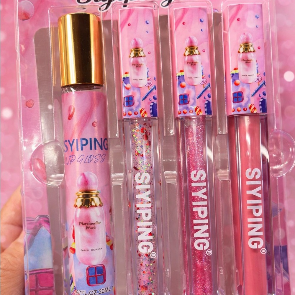Siyiping Pink Lip Gloss Set